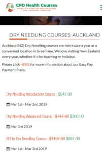 Dry needling courses